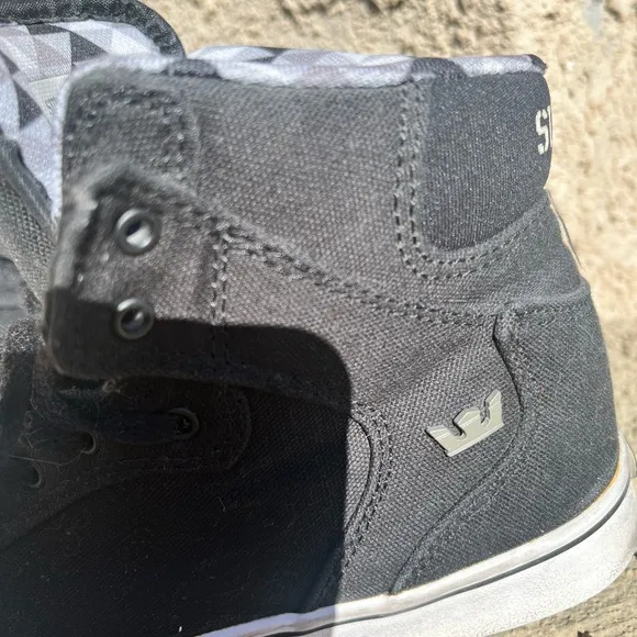 Supra Black High-Top Sneakers