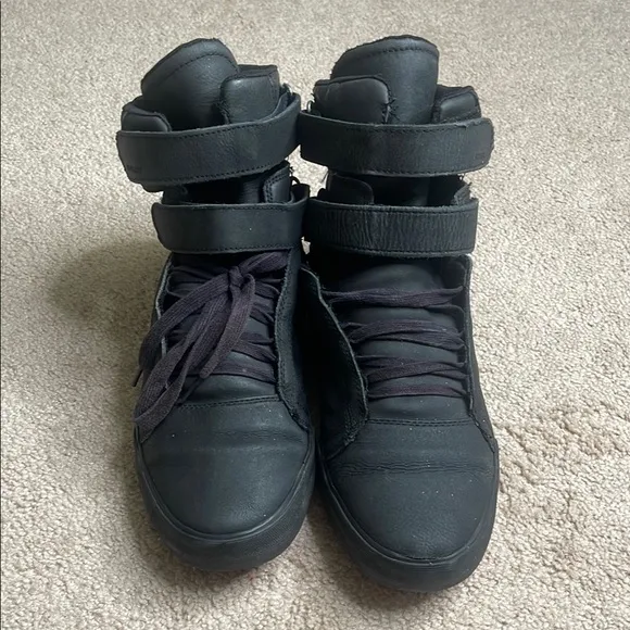 Supra Black TK Society High-Top Sneakers