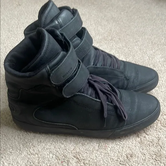 Supra Black TK Society High-Top Sneakers