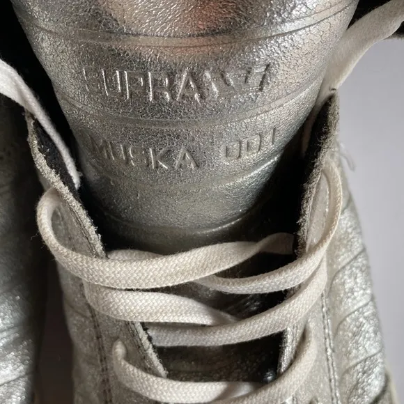 Supra Skytop Muska high top silver sneakers men’s 12 VGUC