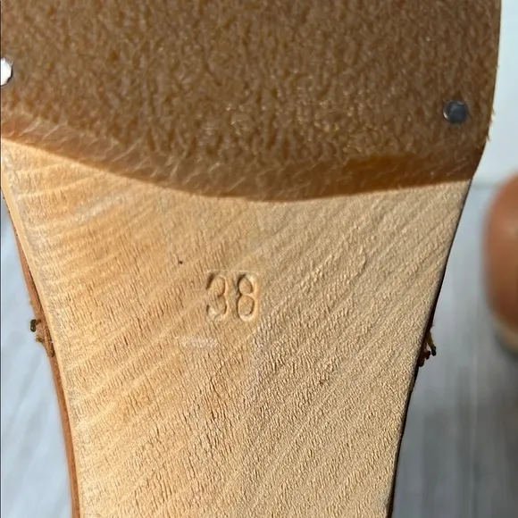 Swedish Hasbeens Leather Clog Boots