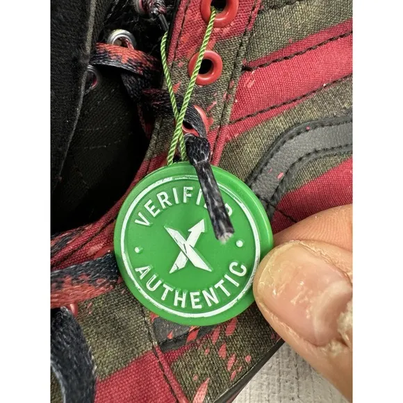 Sz 7.5- VANS House of Terror x Sk8-Hi  Nightmare on Elm Street  Freddy Krueger