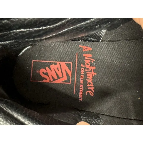 Sz 7.5- VANS House of Terror x Sk8-Hi  Nightmare on Elm Street  Freddy Krueger