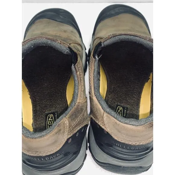Sz 8 Keen Mens Brixen Low Waterproof Suede Leather SlipOn Casual Shoes Shellback
