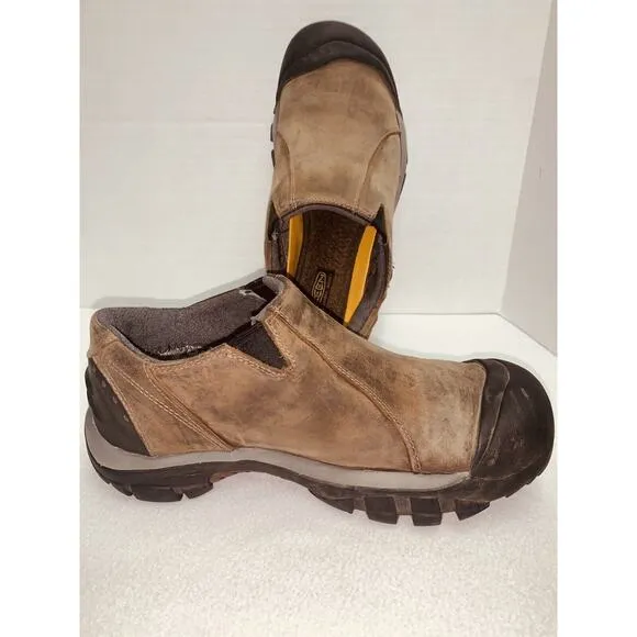 Sz 8 Keen Mens Brixen Low Waterproof Suede Leather SlipOn Casual Shoes Shellback