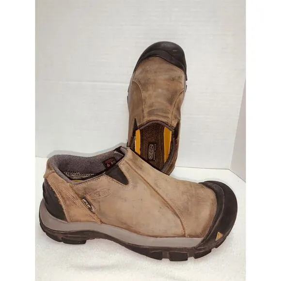 Sz 8 Keen Mens Brixen Low Waterproof Suede Leather SlipOn Casual Shoes Shellback