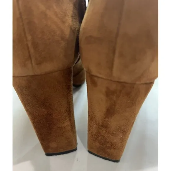 Tamara Mellon Bronco Boots in Brown Suede