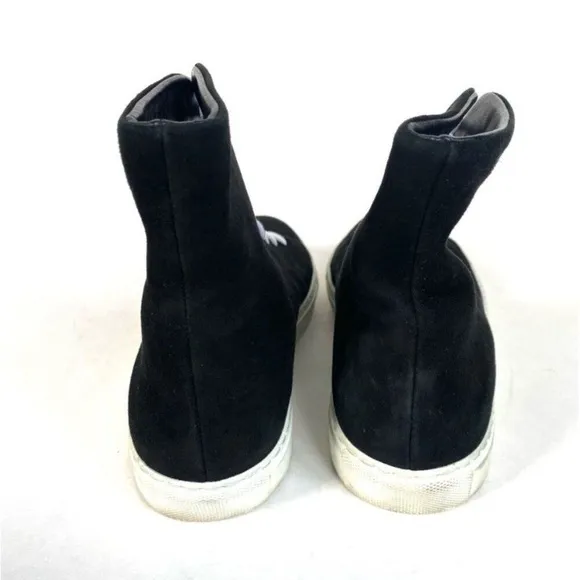 Tamara Mellon Suede Flatform High Top Sneakers 37