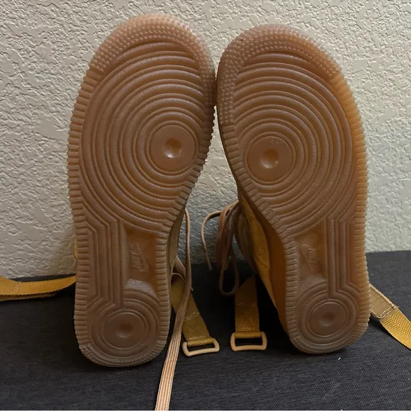 Tan High-Top Sneakers