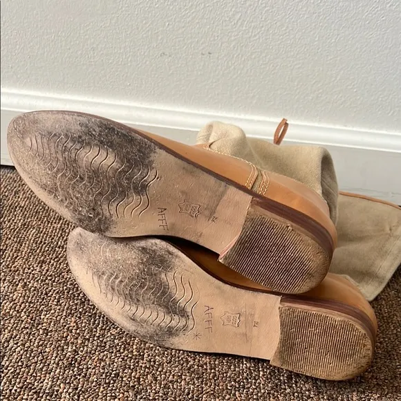 Tan Leather Women's Boots