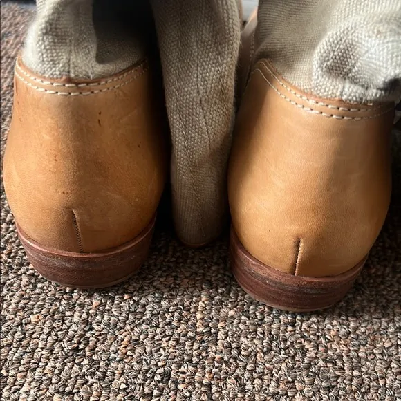 Tan Leather Women's Boots