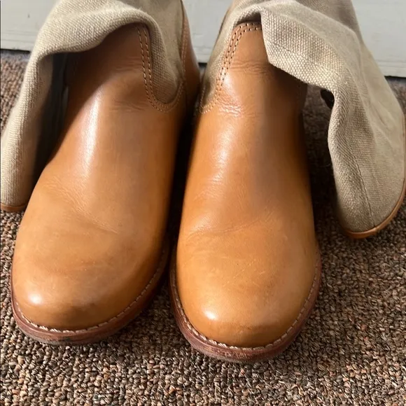 Tan Leather Women's Boots