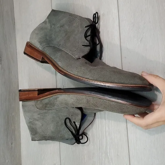 Ted Baker London Mens Linnus Ankle Suede Chukka Boots shoes sz 11.5