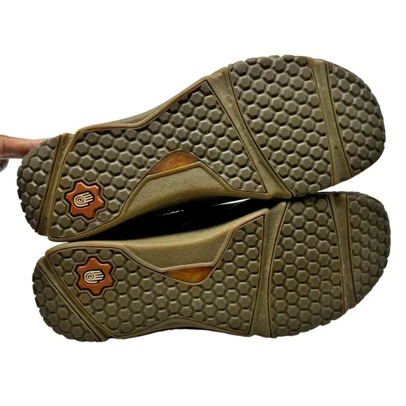 Teva Men’s Leather Lace Up Loafers Shoes Brown Size 12