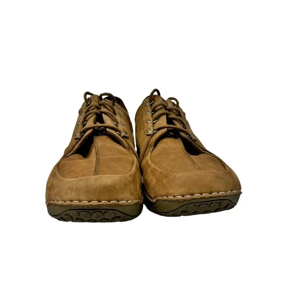 Teva Men’s Leather Lace Up Loafers Shoes Brown Size 12