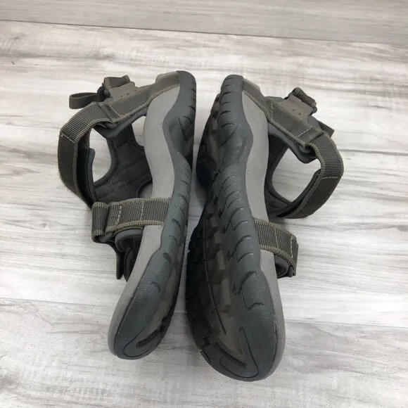 Teva Sandals Men's 9 Minam Brown Hook and Loop Outdoor Shoes