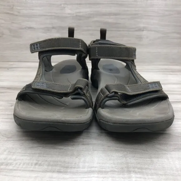 Teva Sandals Men's 9 Minam Brown Hook and Loop Outdoor Shoes