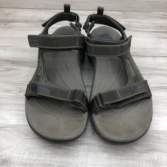 Teva Sandals Men's 9 Minam Brown Hook and Loop Outdoor Shoes