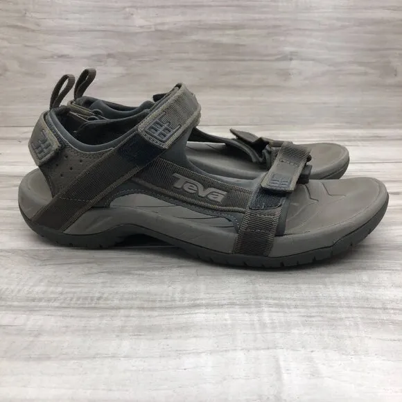 Teva Sandals Men's 9 Minam Brown Hook and Loop Outdoor Shoes