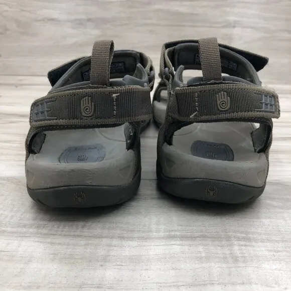Teva Sandals Men's 9 Minam Brown Hook and Loop Outdoor Shoes