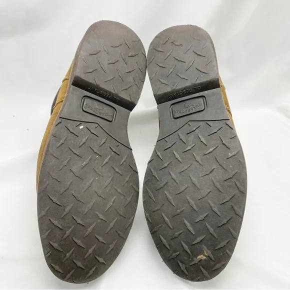 Texas Steer Steel Toe Work Tan Brown Boots Z41 PT91 Size 12