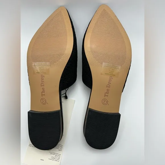 The Drop “Troy” Black Women's Slip-On Shoes - Size 5.5