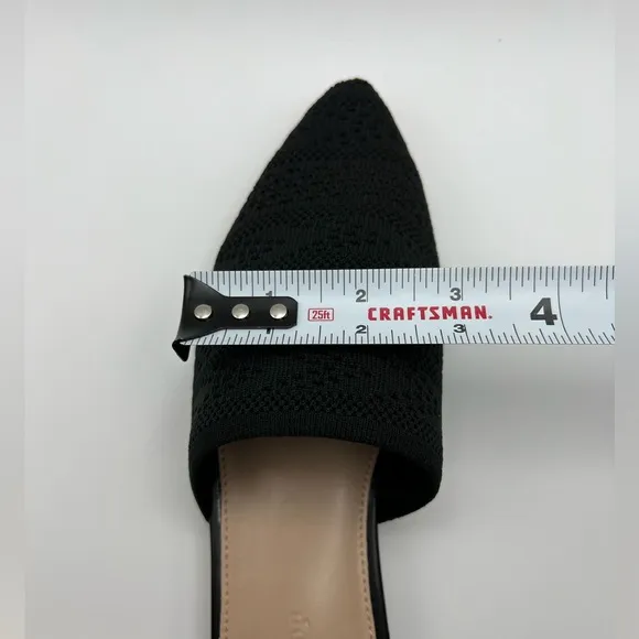The Drop “Troy” Black Women's Slip-On Shoes - Size 5.5