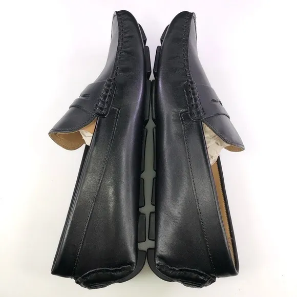 The Men’s Store Bloomingdales Black Penny Loafer Shoes Size 9.5