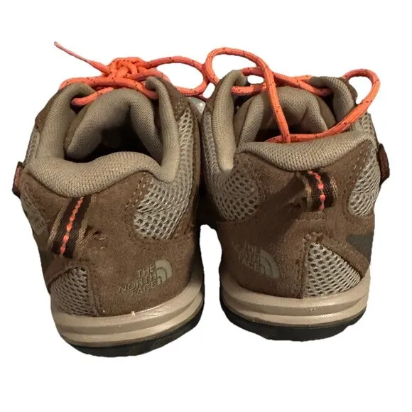 The North Face Carole Hiking Shoes Womens Size 7 Brown Pink Nature Trail Boot
