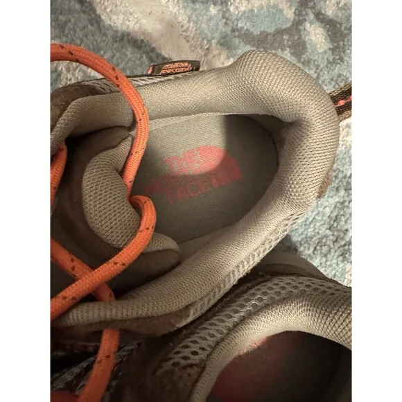 The North Face Carole Hiking Shoes Womens Size 7 Brown Pink Nature Trail Boot
