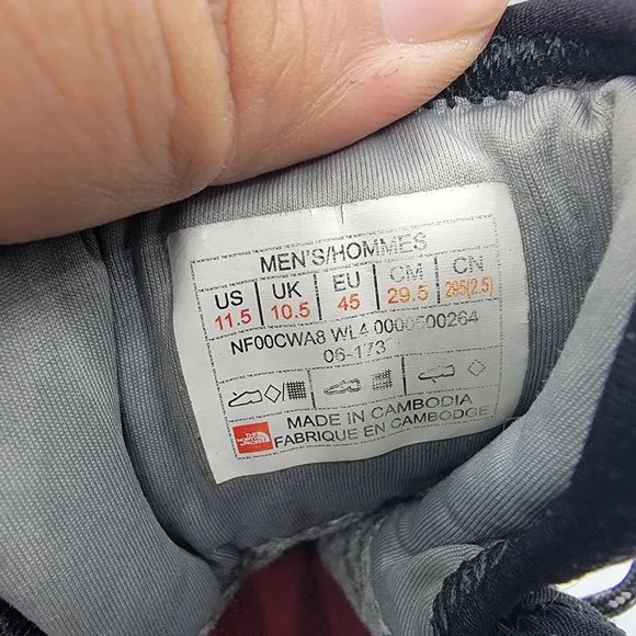 The North Face Mens 11.5 Black Ultra Extreme II Gore Tex Hiking Boots Outdoors