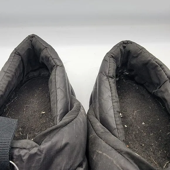 The North Face Nuptse Mule Slippers Mens 12 Black Comfort Lined - NF0A5G2F