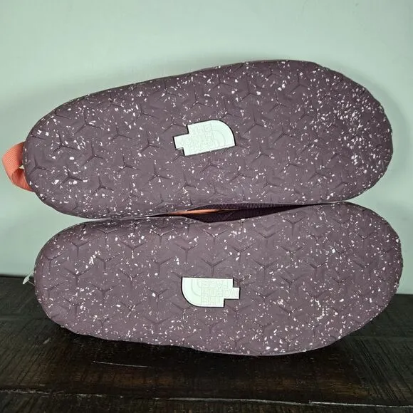 The North Face Nuptse Traction Mule Womens Size 11 Slippers Shoes Orange