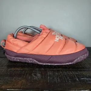 The North Face Nuptse Traction Mule Womens Size 11 Slippers Shoes Orange