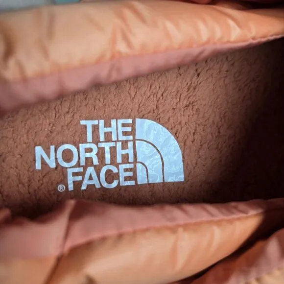 The North Face Nuptse Traction Mule Womens Size 11 Slippers Shoes Orange