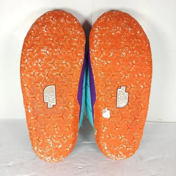 The North Face Men's Nuptse US11 Transantarctic Blue Slip On Mule Slippers Shoes