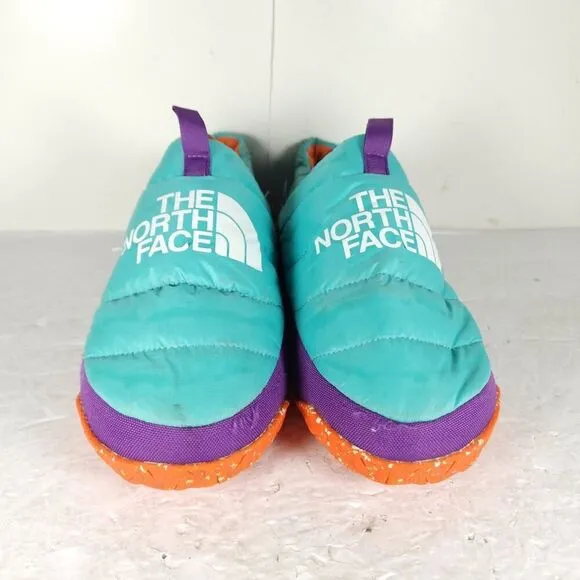 The North Face Men's Nuptse US11 Transantarctic Blue Slip On Mule Slippers Shoes
