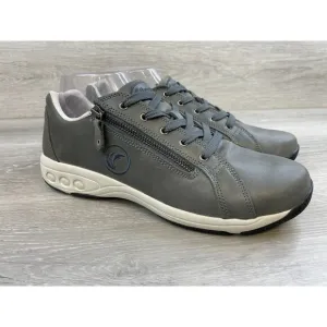 Therafit Francesca E71201E Women's US 10.5 Gray Leather Athletic Walking Sneaker