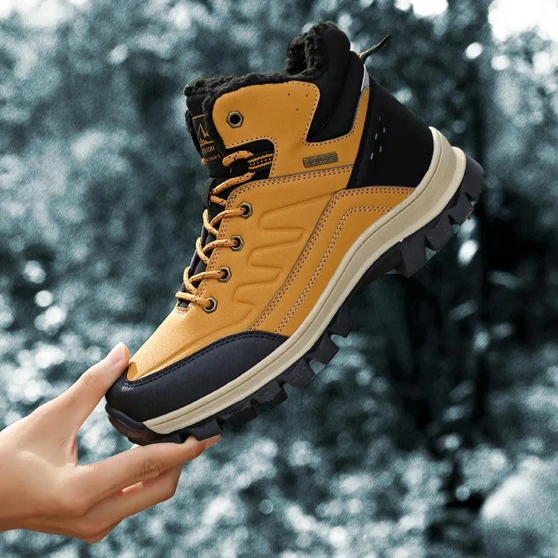 Thickened And Velvet Outdoor Non-Slip Boots