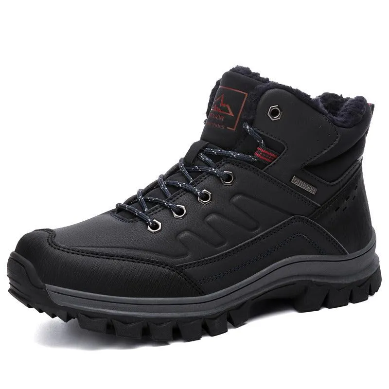 Thickened And Velvet Outdoor Non-Slip Boots