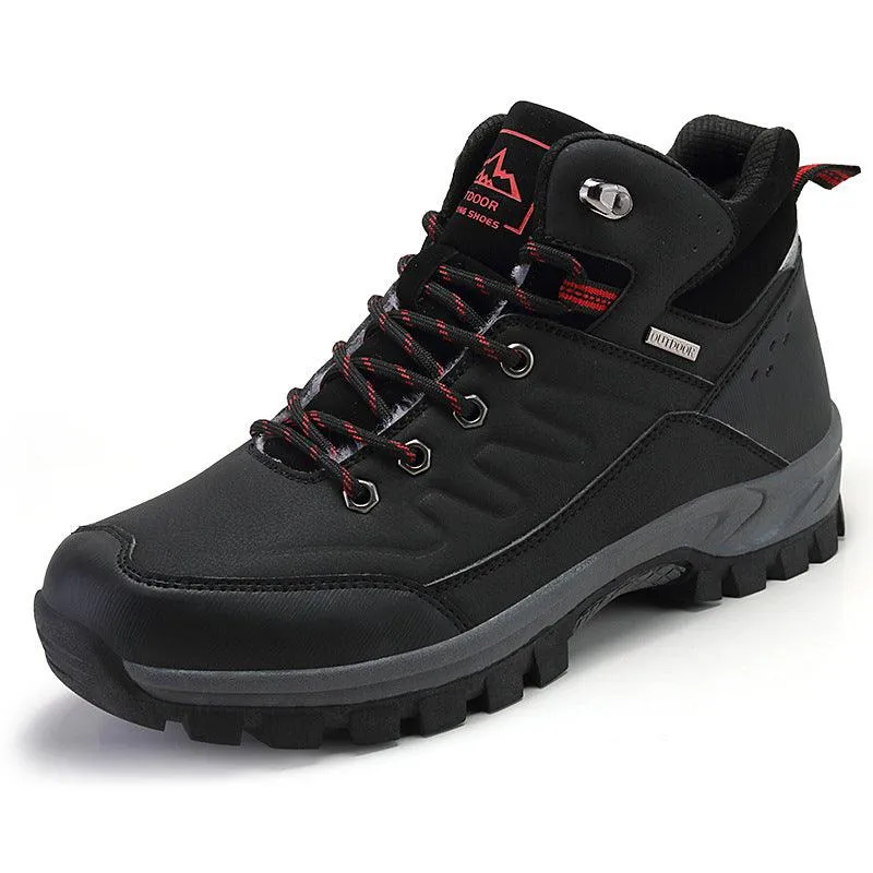 Thickened And Velvet Outdoor Non-Slip Boots