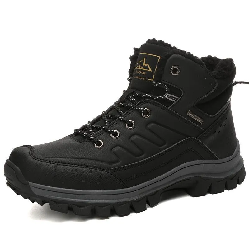 Thickened And Velvet Outdoor Non-Slip Boots
