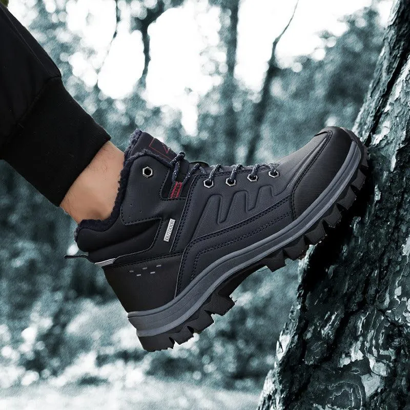 Thickened And Velvet Outdoor Non-Slip Boots