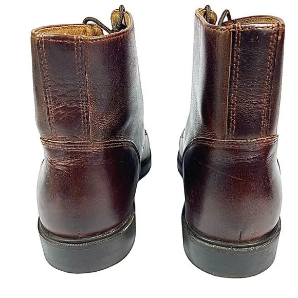 Thornton Bay Mens 6” Boot Pre-Owned Brown Leather Size 8 Medium