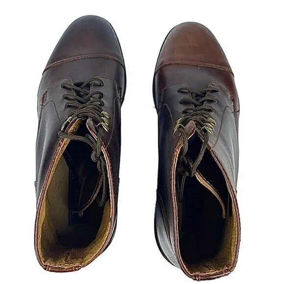Thornton Bay Mens 6” Boot Pre-Owned Brown Leather Size 8 Medium