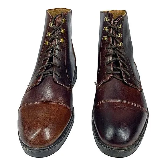 Thornton Bay Mens 6” Boot Pre-Owned Brown Leather Size 8 Medium