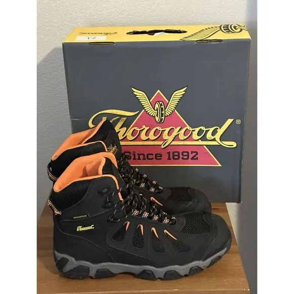 Thorogood Crosstrex Hiking Men's‎ 10 Wide Safety Toe Waterproof Boots 804-6296
