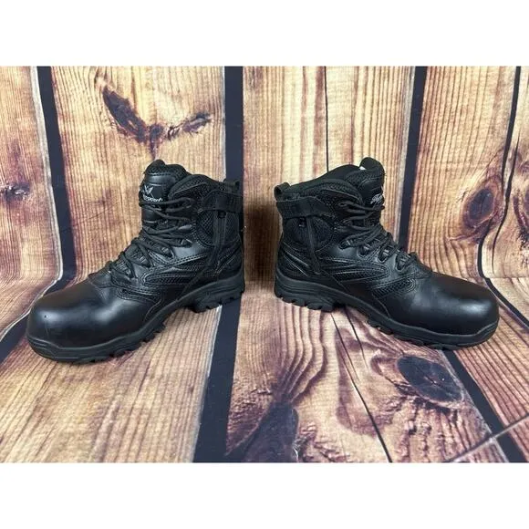 Thorogood Deuce 6&quot; Waterproof Side-Zip Composite Safety Toe Boots Men's Sz 7.5 M