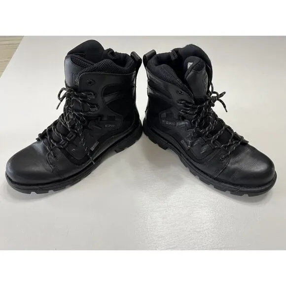 Thorogood Men's Leather Tactical Trooper Side Zip Boots Black Size 13 M