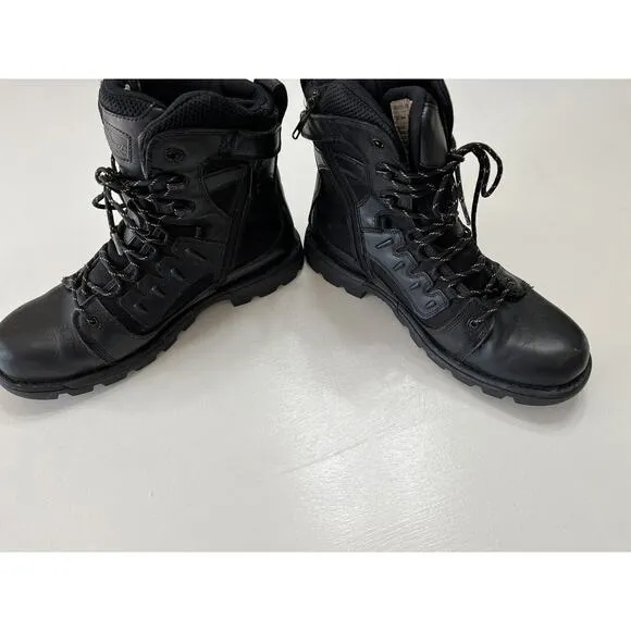 Thorogood Men's Leather Tactical Trooper Side Zip Boots Black Size 13 M